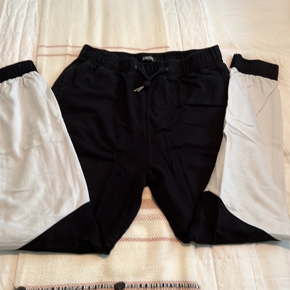 Zanerobe Sweat Jogger 34W Black and White - Picture 3 of 5